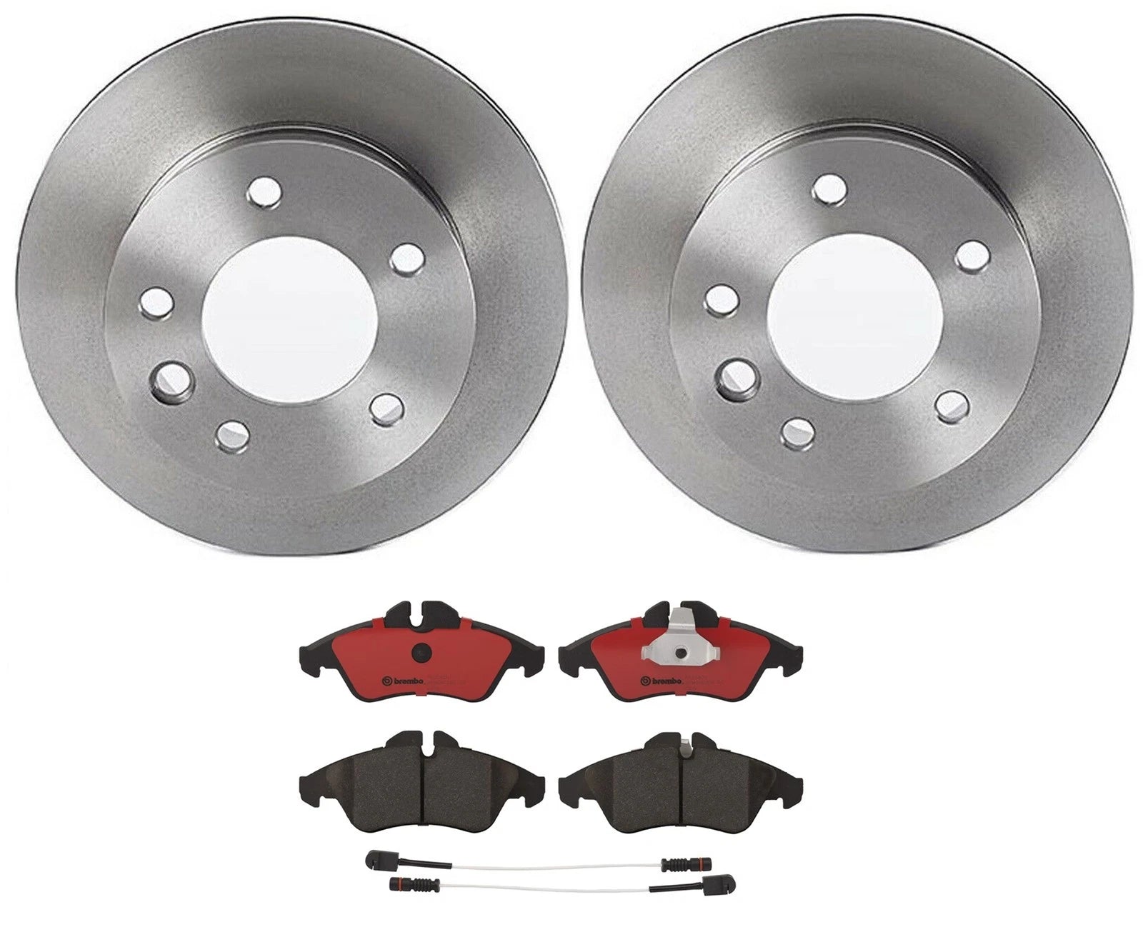 Brembo Front Brake Kit for Dodge Sprinter (2007–2018) - 15" Wheel, Disc Rotors, Ceramic Pads