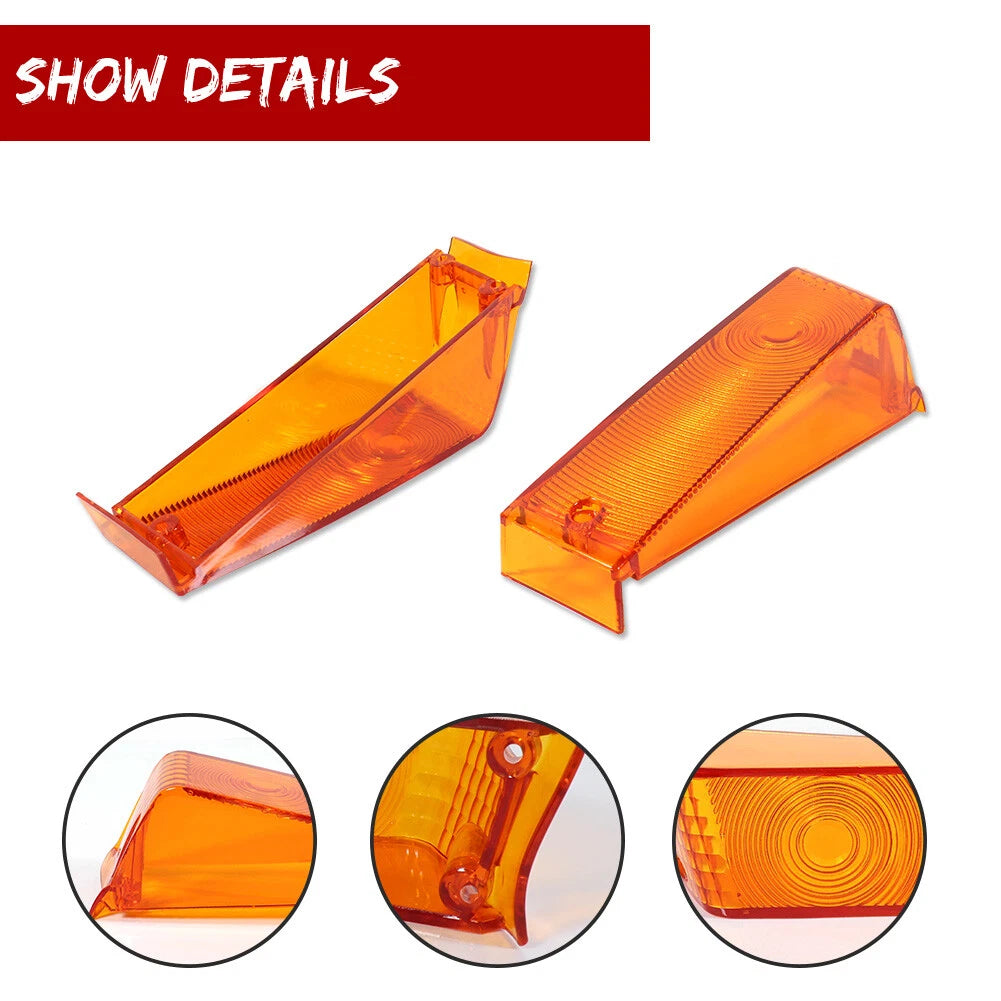 Parking Light Turn Signal Lens Kit for Ford Pickup Truck (1970–1972)