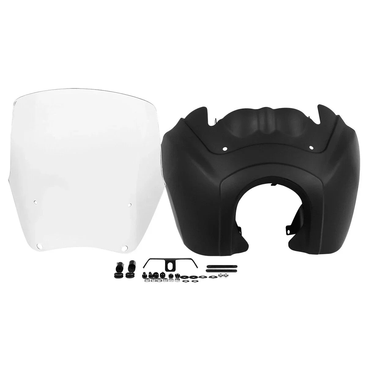 15'' Clear Windshield Fairing for Harley Dyna Super Glide (2006-2017)