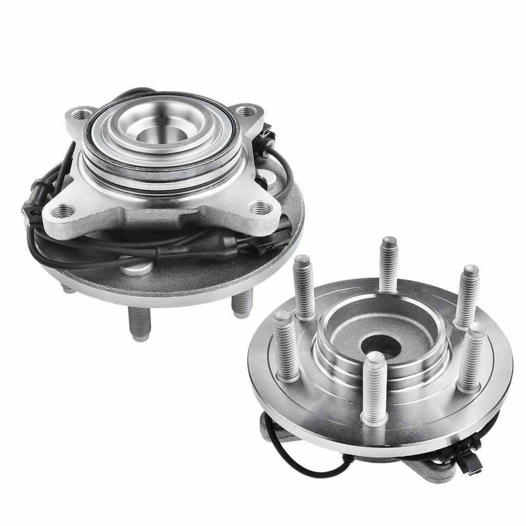 2X Front Wheel Hub & Bearing Assembly w/ ABS for Ford Expedition (2002-2006)