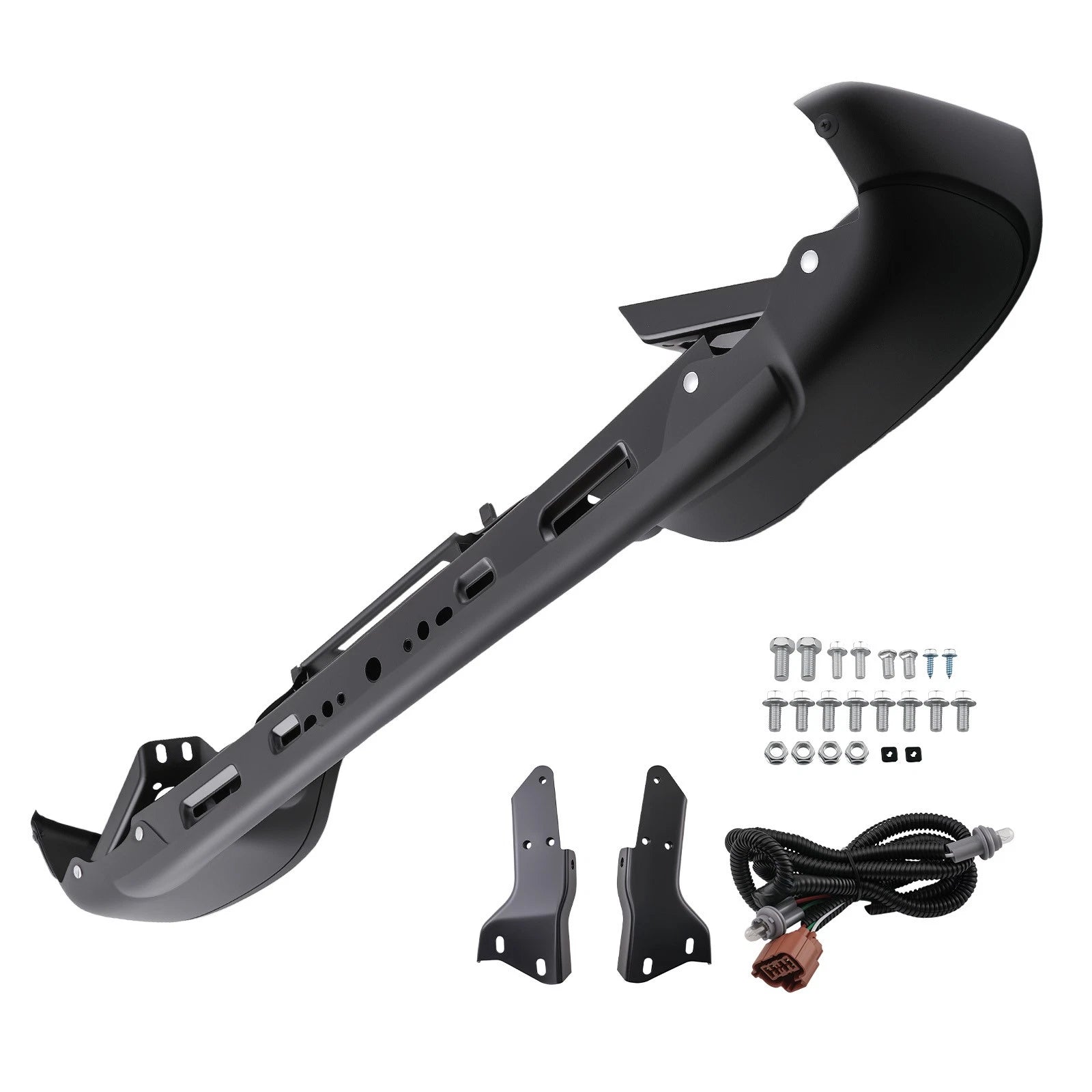 Black Rear Bumper for GMC Yukon XL 1500/2500 (2000–2006) GM1101115 Steel