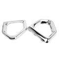 Pair Front Bumper Fog Light Lamp Outer Bezel Cover for GMC Sierra 1500 (2014–2018)