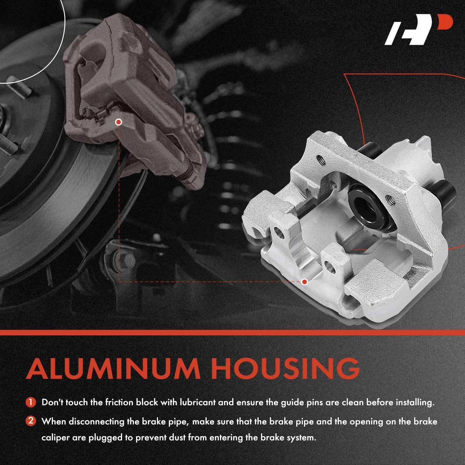 Rear Brake Calipers & Ceramic Pads for BMW E60 525i 525xi 528i (2006–2010)