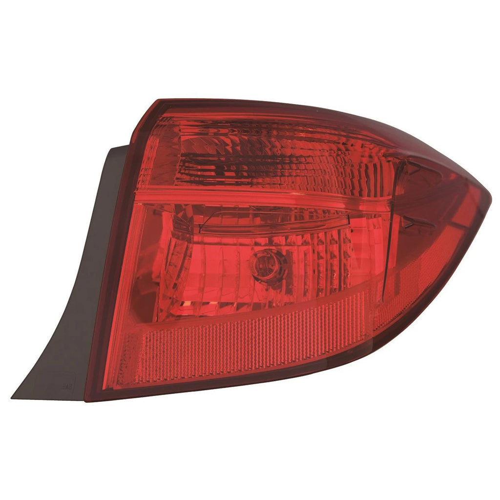Replacement ABS Plastic Passenger Side Outer LED Tail Light Assembly
