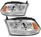 Halogen Headlights Front Pair for Ram 2500 3500 3.0L 3.6L 5.7L (2016–2020)