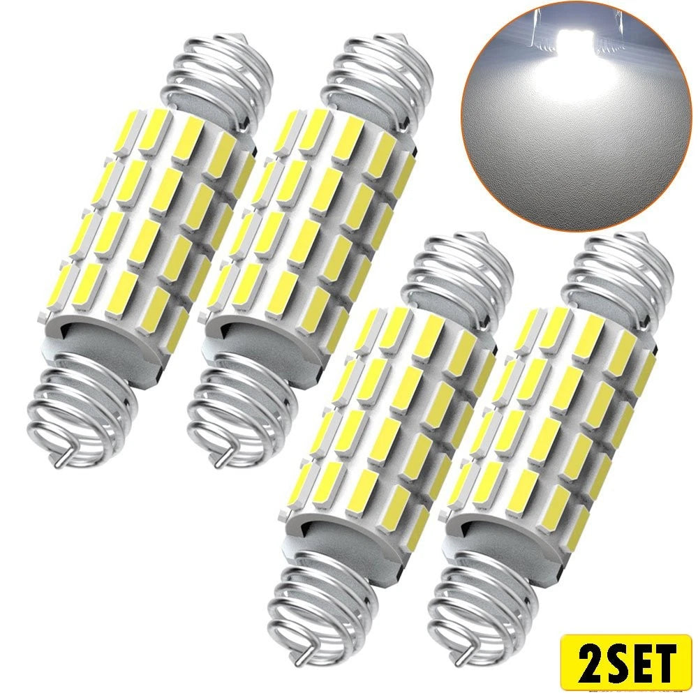 8x 578 39mm-42mm LED Festoon Bulb Lights for Dome Map Trunk (EXV)