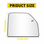 Heated Right Passenger Side Glass Mirror for Ford F150 (2015–2020)