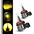 2X H11 H8 Gold Yellow LED Fog Light Bulbs 3000K for Universal Fit (2010–2023)