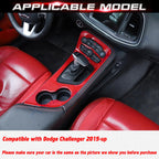 ABS Gear Shift Box Cover Frame Decor Overlay for Dodge Challenger (2015-2019)