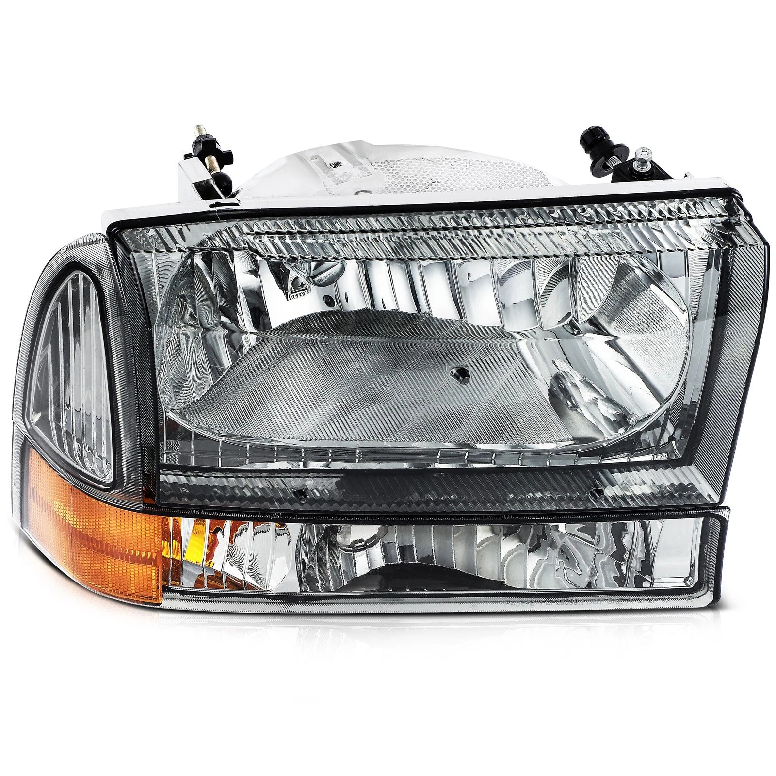 2X Headlights for Ford F-250 F-350 F-450 F-550 Excursion (2000–2004)