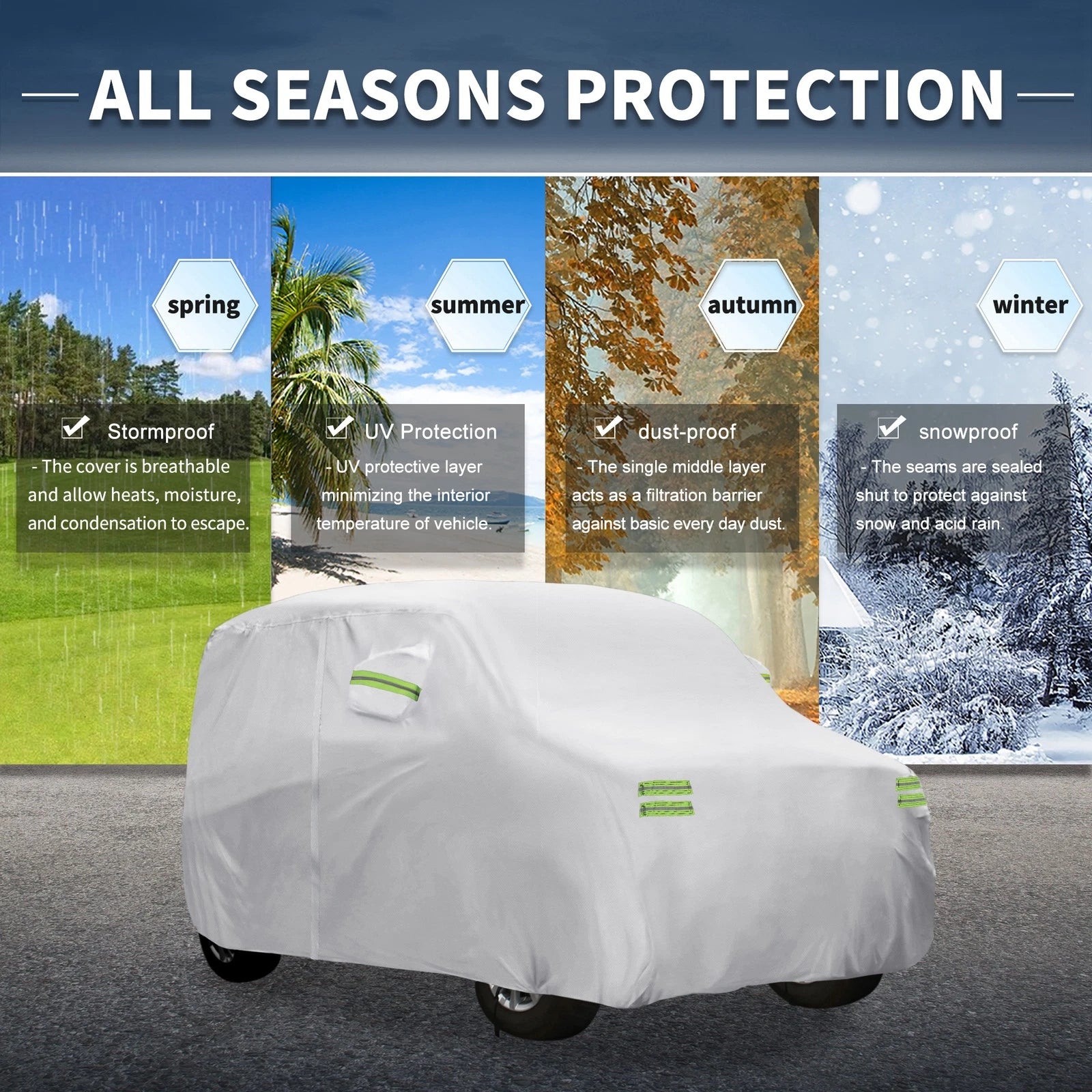 Waterproof Car Cover for Nissan Sakura Dayz (350x148x145cm)