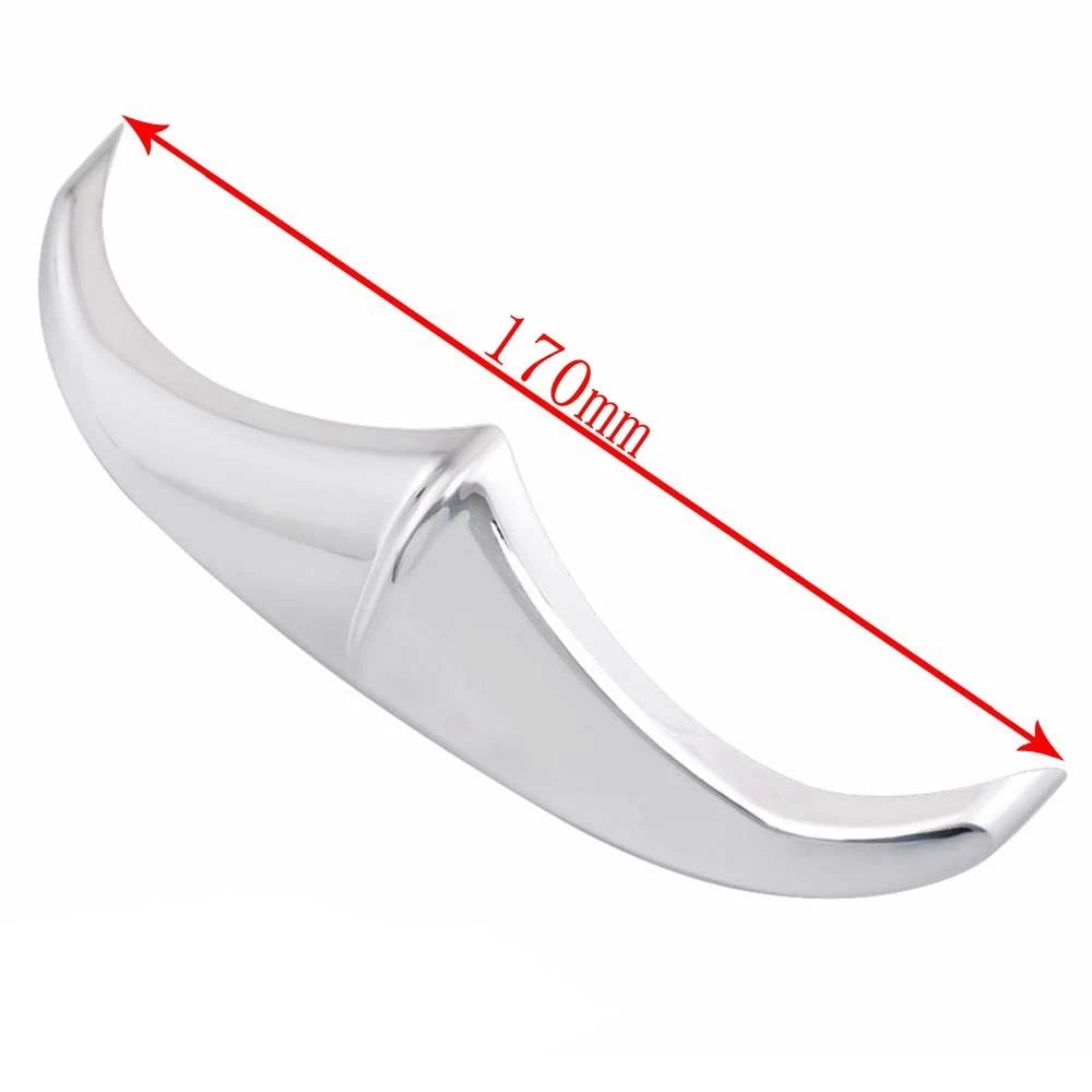 Chrome Front Fender Leading Edge Tip Trim for Harley Touring FLHX FLTR (2009–2023)