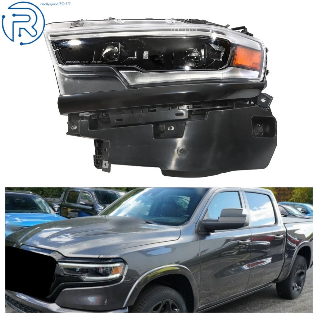 Full LED Projector Headlight Left Side for Ram 1500 (2019–2024)