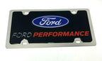Chrome License Plate Frame with Ford Logo Emblem for Ford Performance (2015–2022)