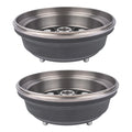 Pair Front Brake Drum for Kawasaki Mule 3000 3010 3020 4000 4010 (Gas/Diesel)