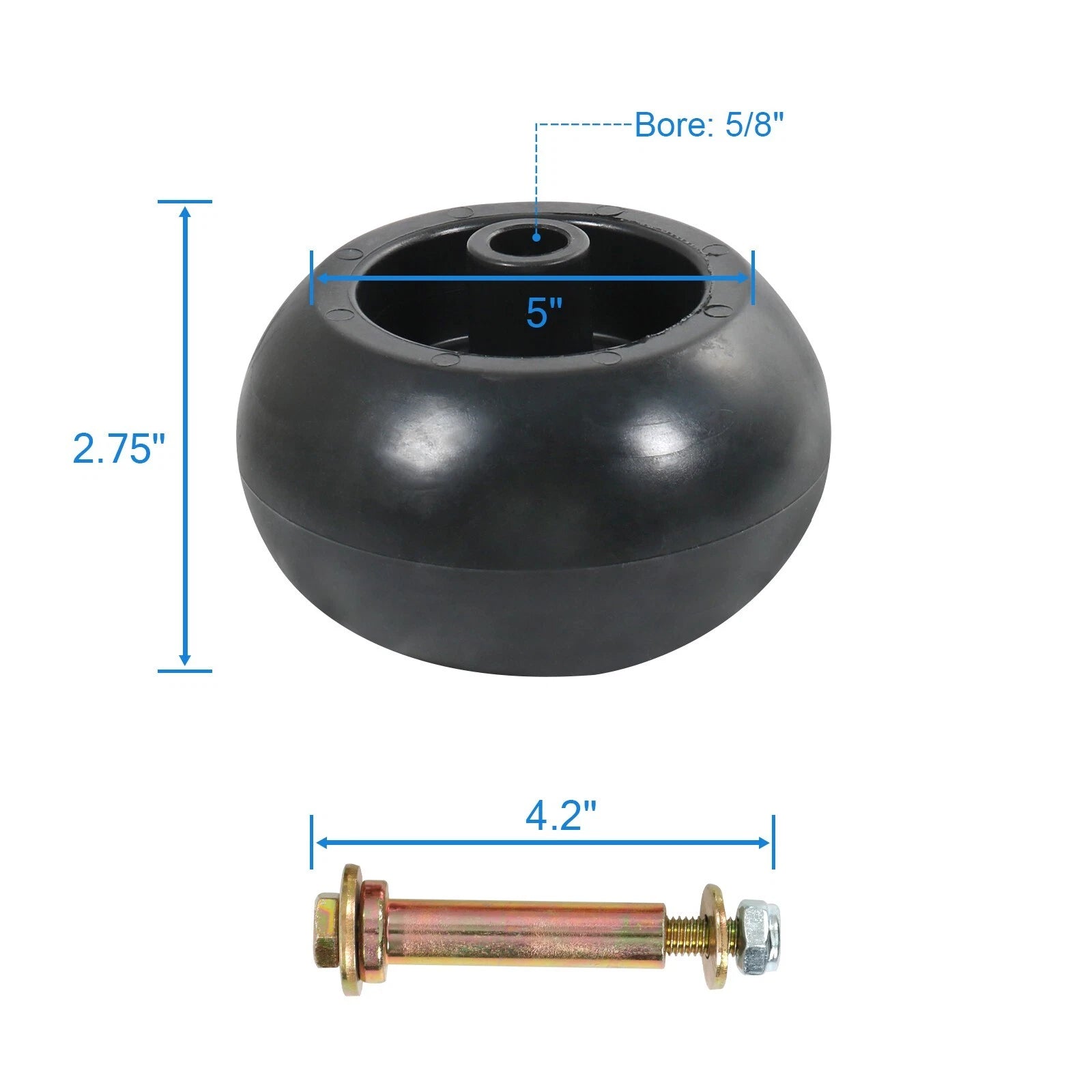 4X Deck Wheel Kit for Exmark Viking Lazer Z Toro Groundsmaster