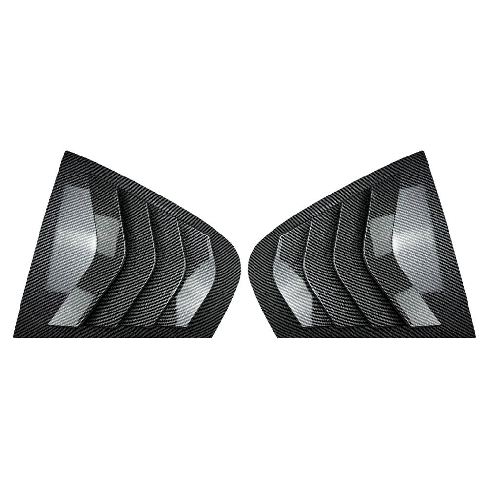 Rear Side Window Quarter Louver Trim for BMW 3 Series F30 (2013–2019) Carbon Fiber