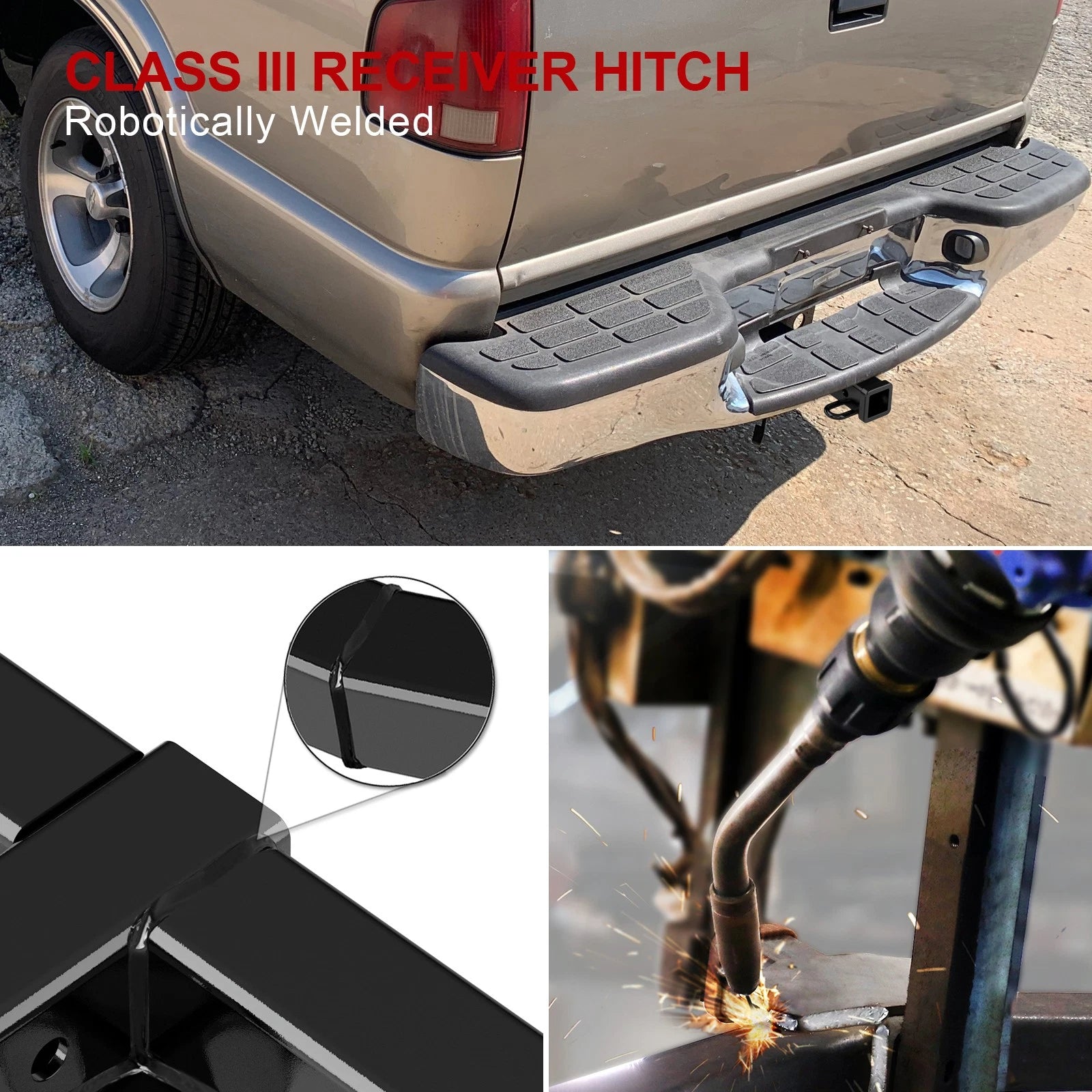 2 Inch Trailer Hitch Receiver for Isuzu Hombre (1996-2020)