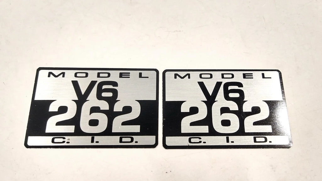 2X Aluminum 262 Decal for Crusader 262 V6 (1990–1995)