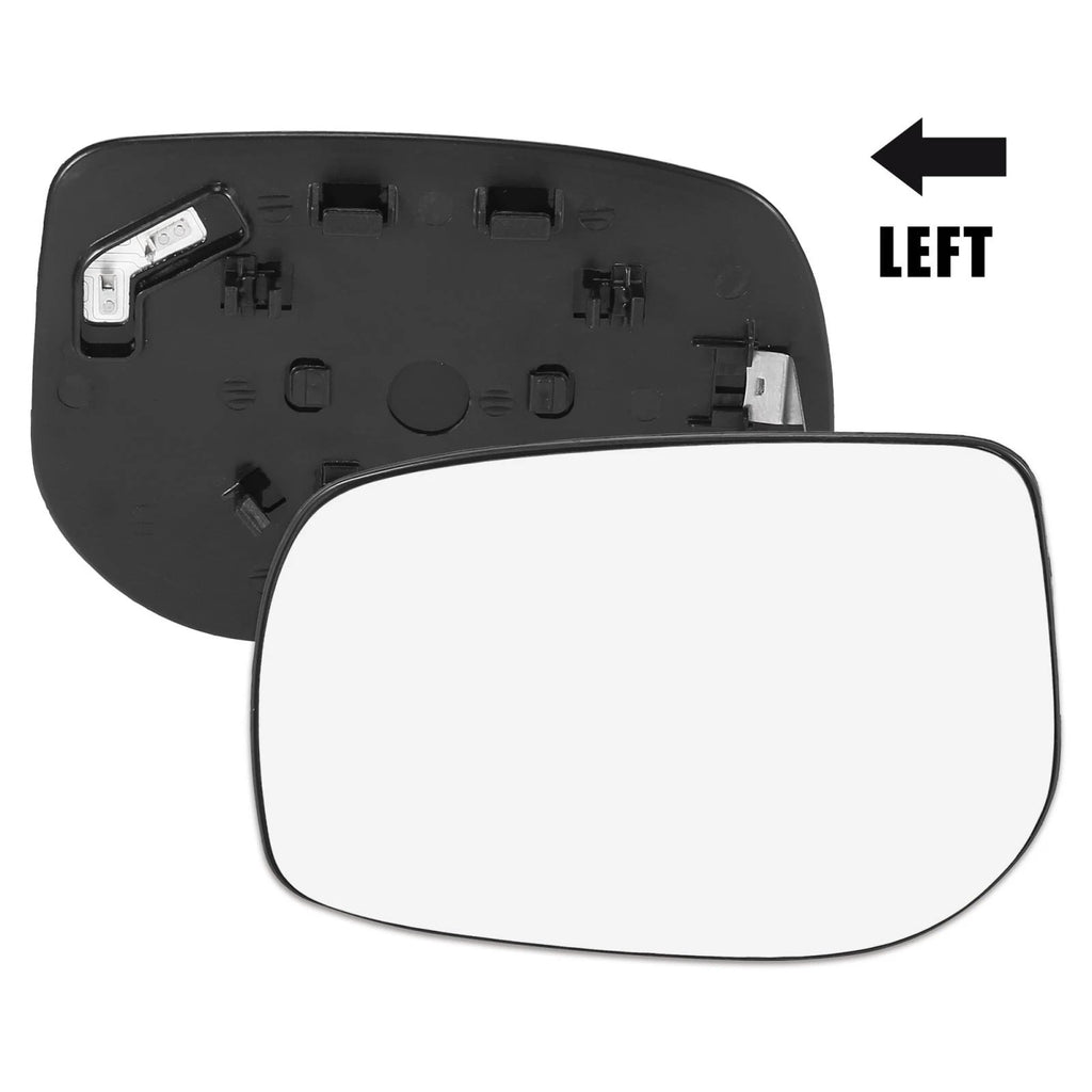 Left Side Heated Mirror Glass with Backing Plate 879090D260 for Toyota Yaris (2007–2011)