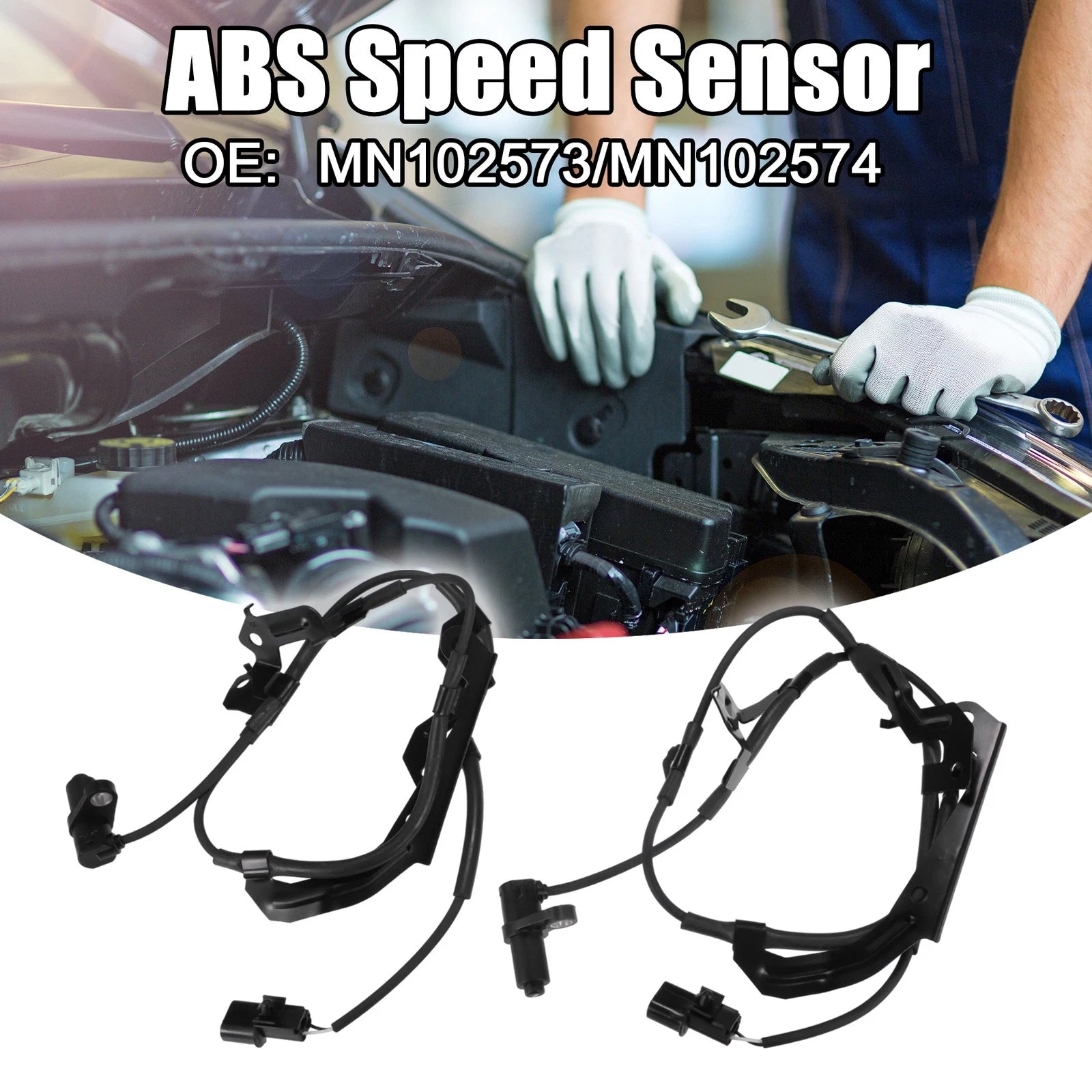Set of 1 Front ABS Wheel Speed Sensor for Mitsubishi Triton Pajero Montero (2000–2023)