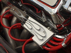 Custom V8 Wire Loom with LED Blue Flame for Hot Rod V8 (Universal)