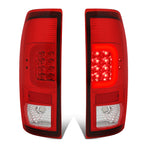 3D LED C-Bar Tail Brake Light Lamps for Ford F250 F350 Super Duty (2008–2016)