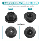 2 x Rubber Car Lower Radiator Mount Insulators for Mercedes-Benz CLA 45 AMG