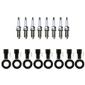 Set of 8 Denso Spark Plugs & NGK Ignition Coil Boots for Sequoia Tundra (2007–2021)