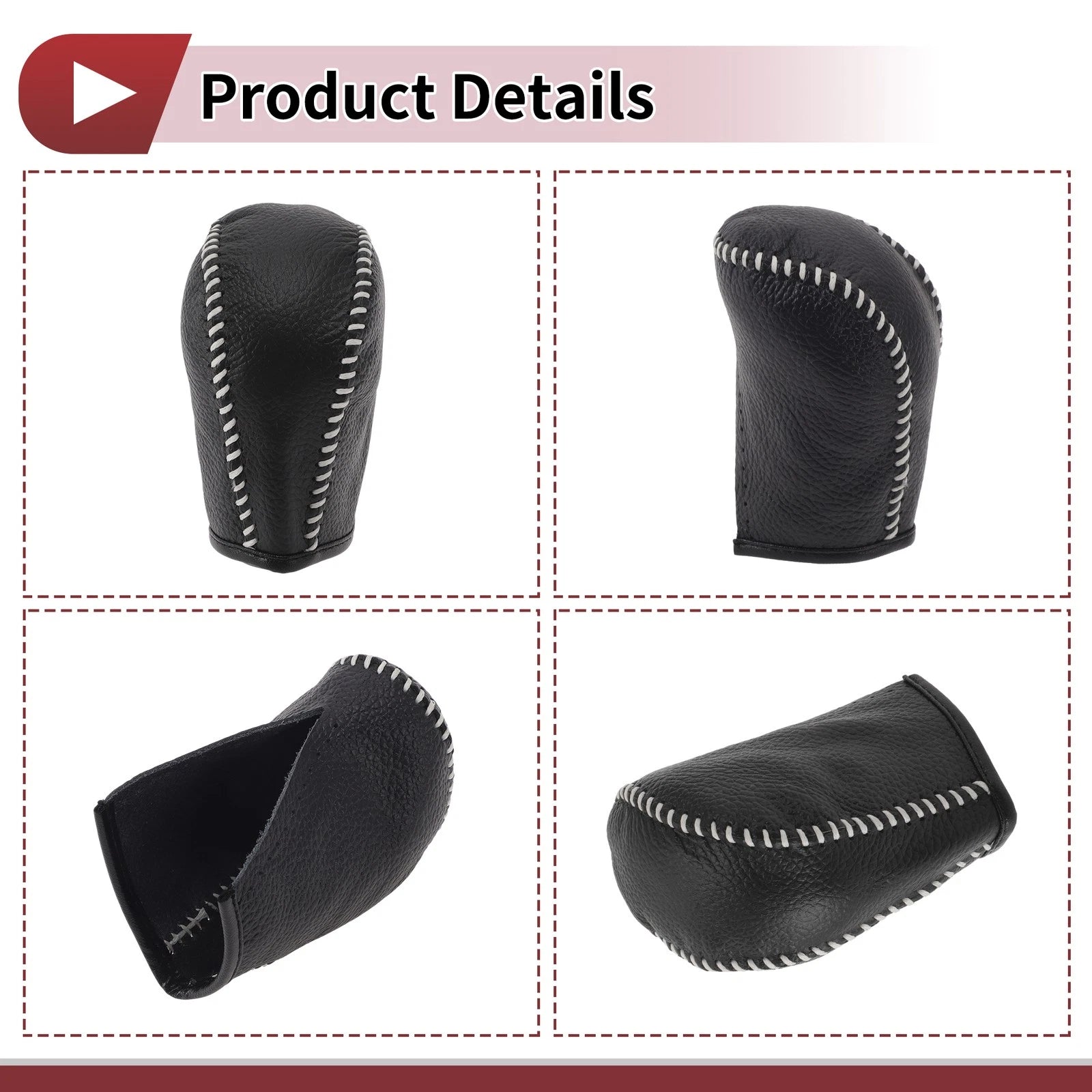 1 Pc Gear Shift Knob Cover for Subaru Forester (2006–2012) Faux Leather