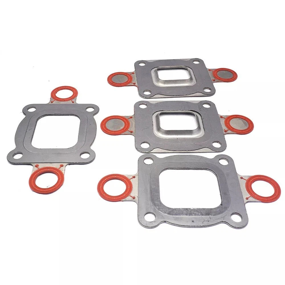 Dry Joint Exhaust Riser Spacer Kit for Mercruiser V6 V8 (Replace 864929A4 864929A2)