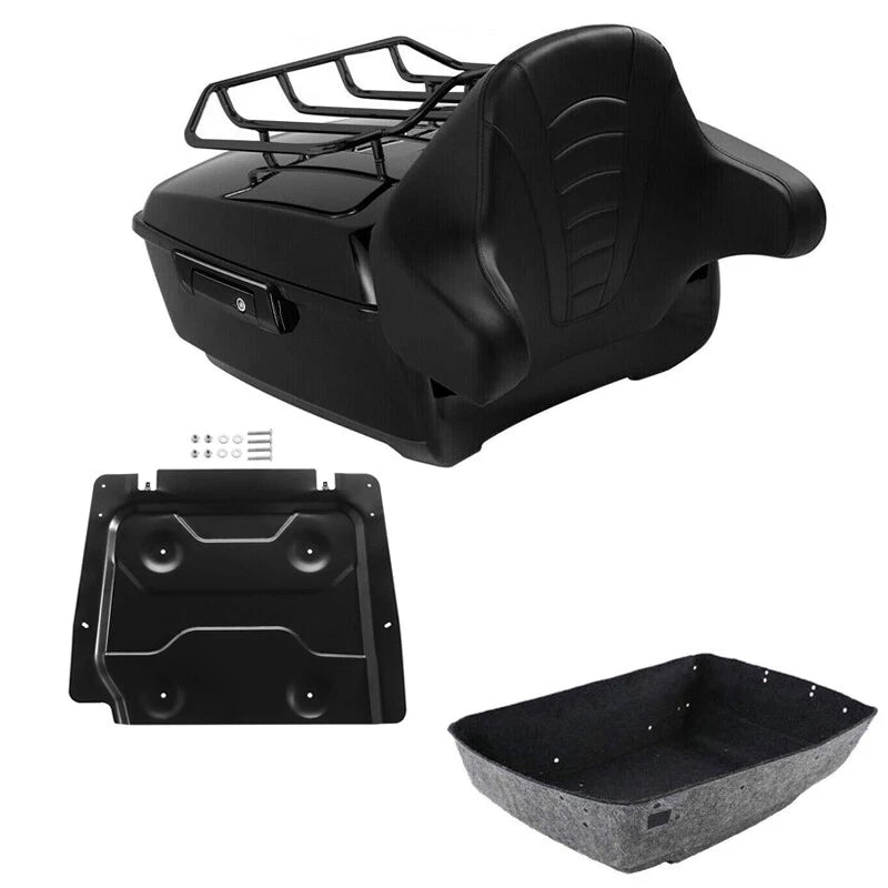 Trunk Backrest Rack Plate for Harley Touring Road Street Glide (2014–2026)