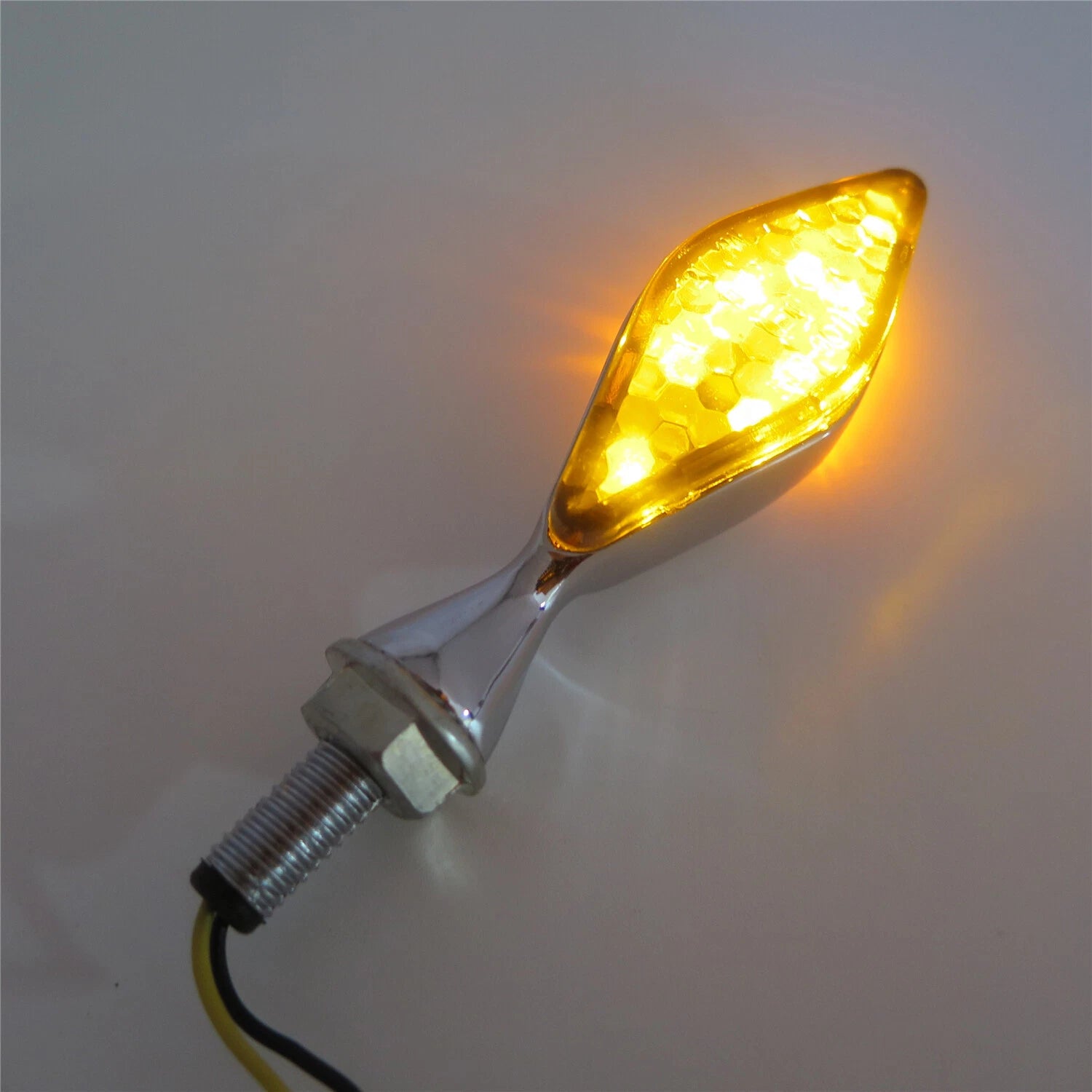 8mm LED Turn Signal Indicators for Honda Suzuki Yamaha
