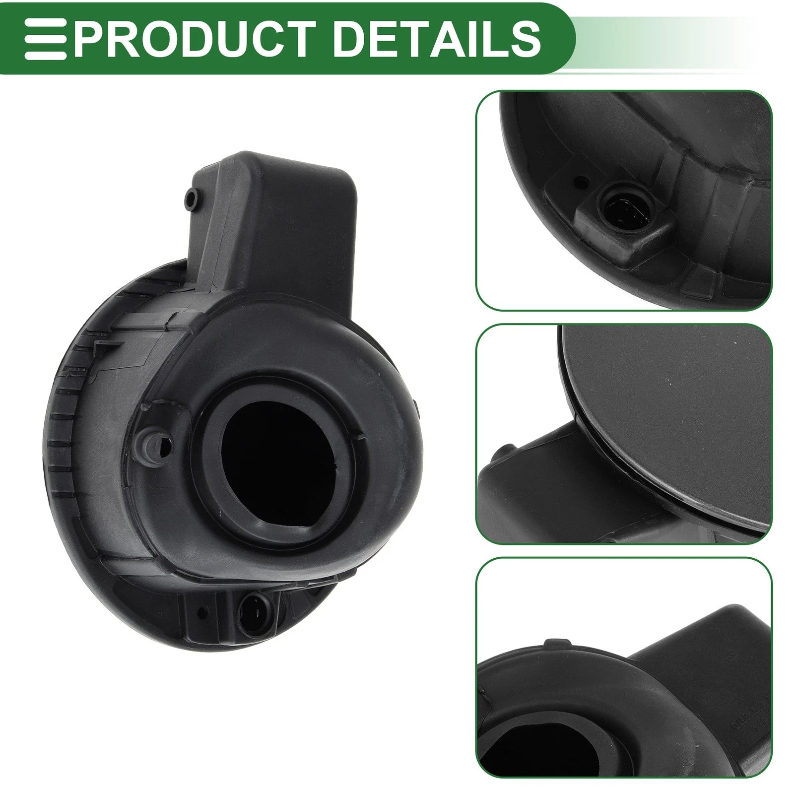 Fuel Tank Door Cap for Volkswagen Polo (2011–2018) - Fuel Filler Flap Cover Gray