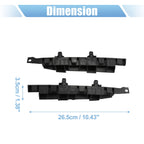 Set of 2 Front Bumper Mounting Support Brackets 71193SDAA10 for Honda Accord (2006–2007)