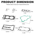 Complete Engine Gasket Rebuild Kit w/ Seal for Polaris RZR Turbo XP 4 S (2017–2021)