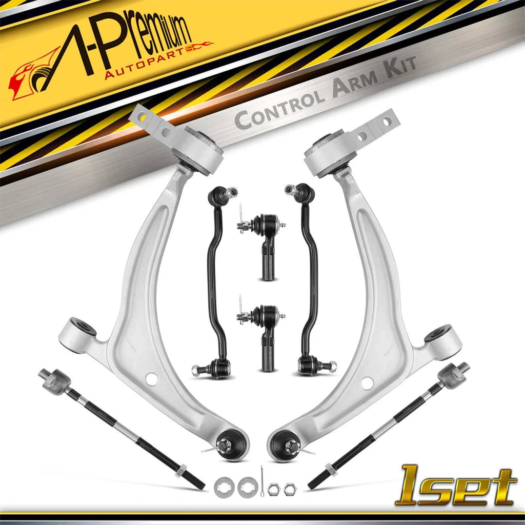 8x Front Control Arm Sway Bar Tie Rod for Nissan Altima (2002–2004)