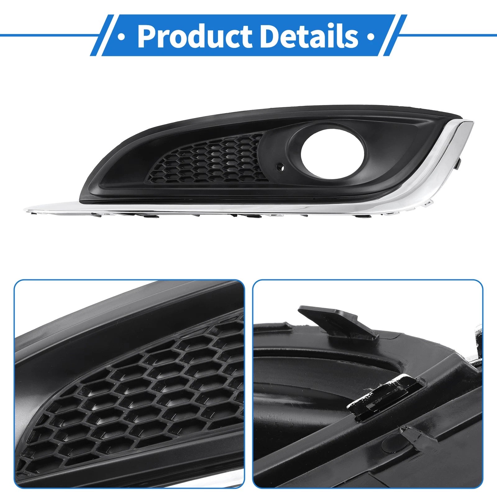 1 Pc Fog Light Grill for Buick Regal (2014–2017) No. 23142357