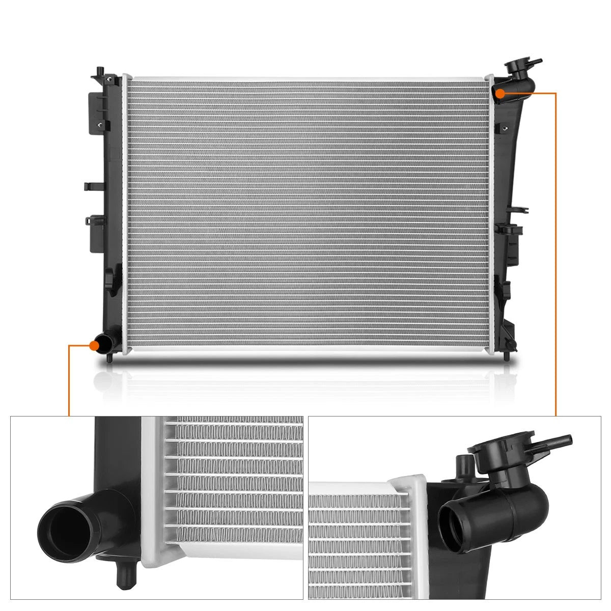 Aluminum Core Radiator DPI-13249 for Kia Optima/Hyndai Sonata (2011–2015)