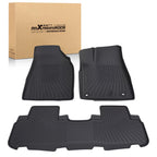 TPE Carpet Floor Mats for Toyota Highlander (2014–2019) Front Rear All Weather
