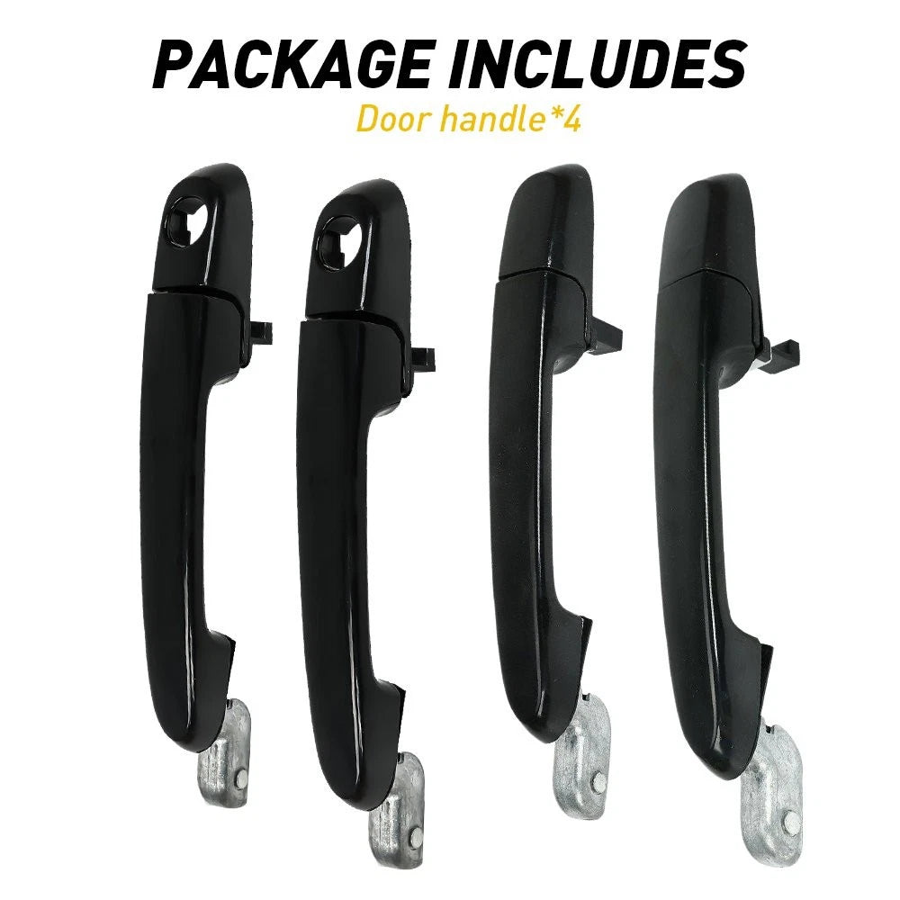 Exterior Door Handle for Hyundai Accent (2006–2011) Black