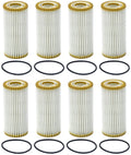Set of 8 Wix WL10396 Engine Oil Filter Kit for (Metal Free)