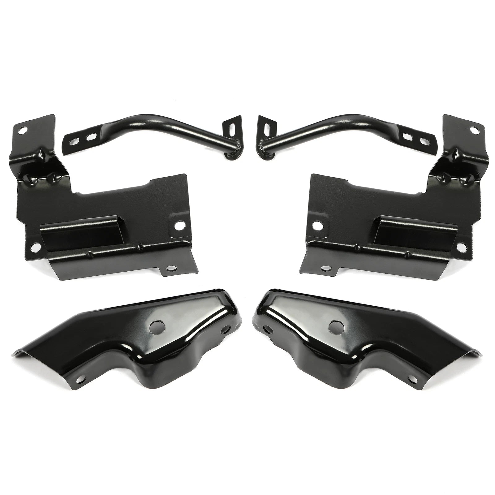 Set of 2 Front Bumper Mounting Support Brackets for Silverado 1500 2500 (2003–2006)