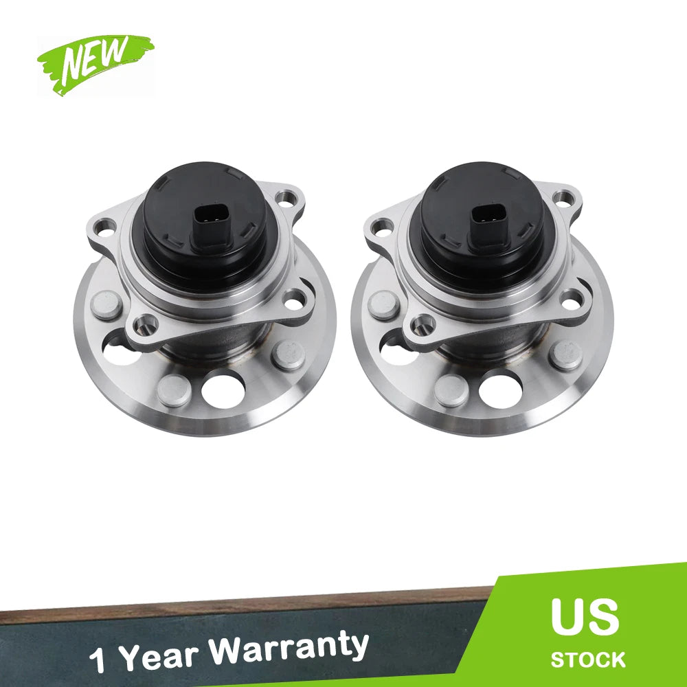 2X Rear Wheel Bearing and Hub Assembly FWD for Toyota Sienna (2004–2010)