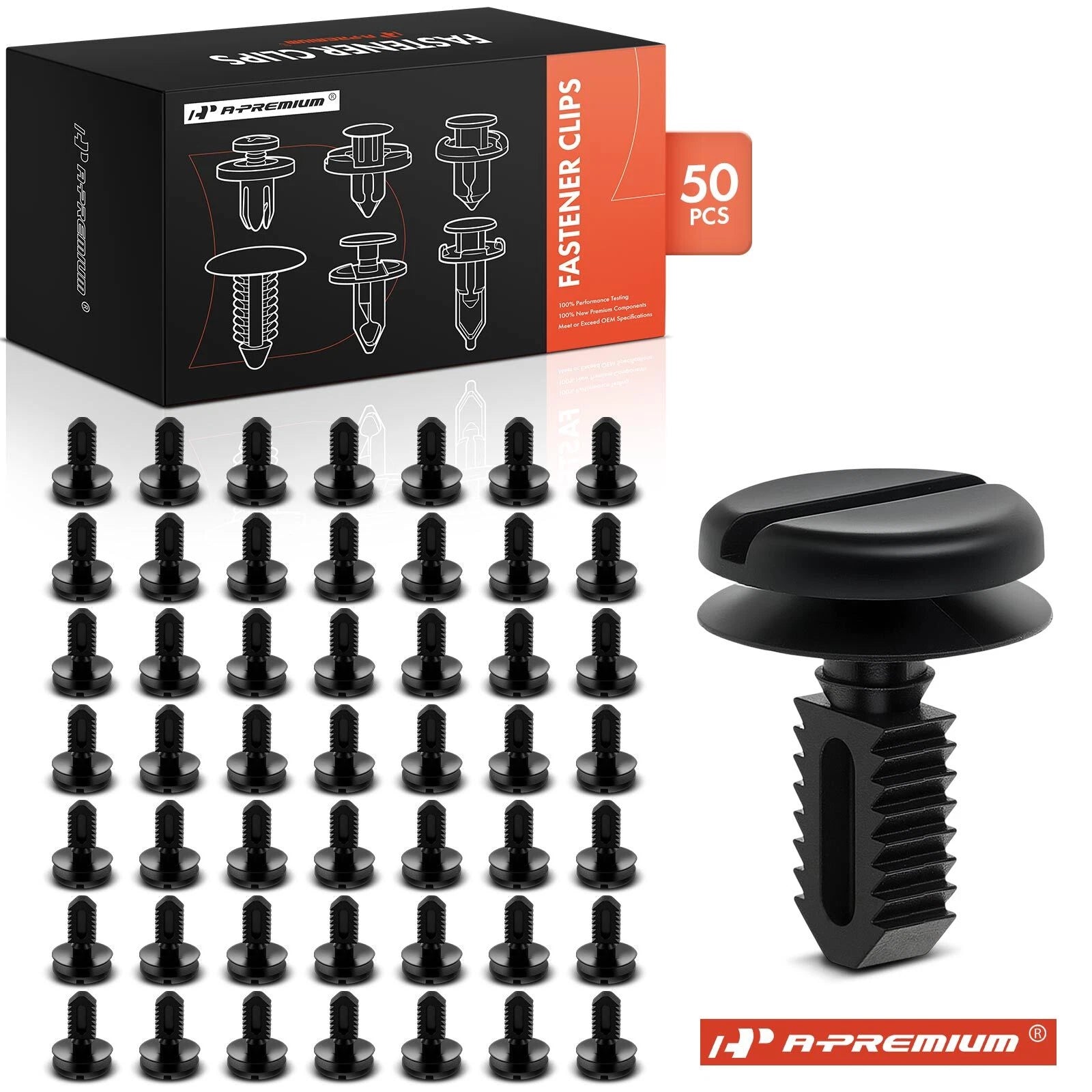 50Pcs Nylon Trim Retainers for BMW E30 E36 E46 (1982–2006)