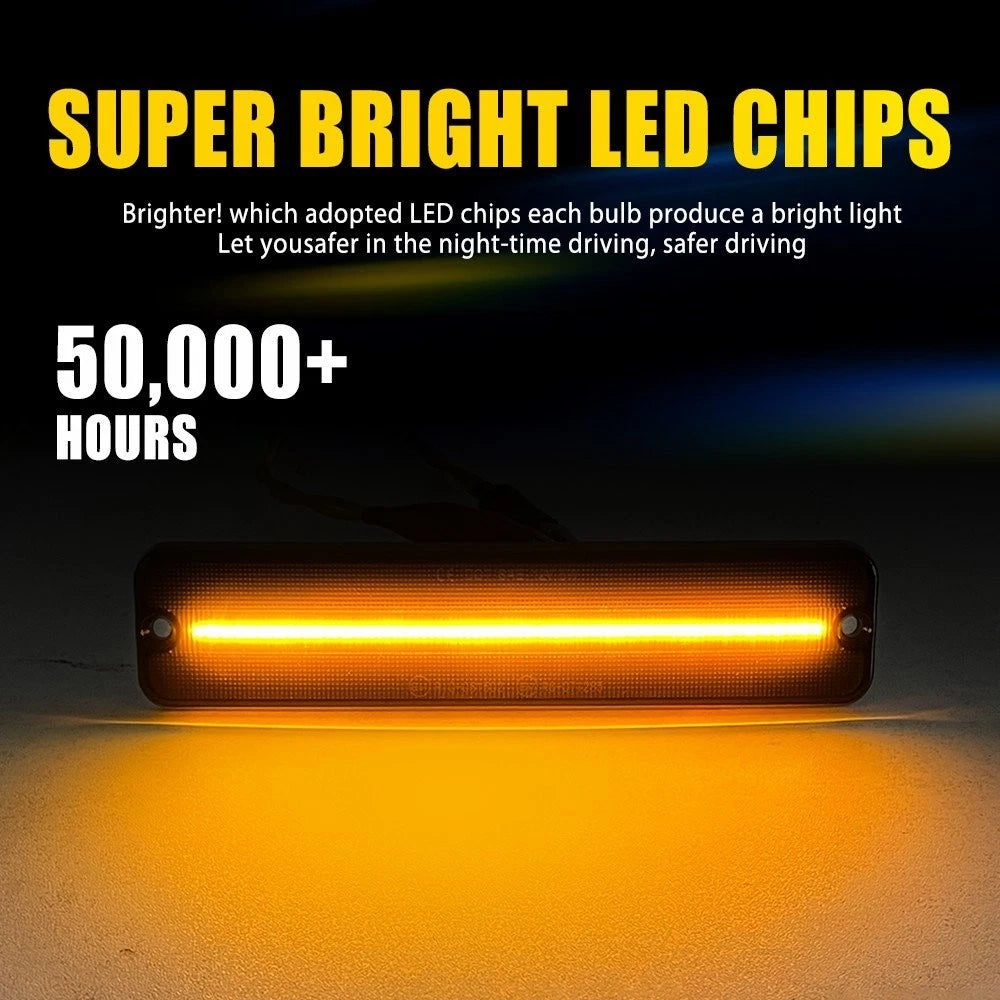 LED Side Marker Lights for Jeep Cherokee CJ5/CJ6/CJ7/J10/J20 (1972–1986)