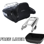 Trunk Backrest Rack Mount for Harley Touring Street Road Glide (2009–2013)