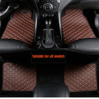 4 Pcs Waterproof PU Leather Car Floor Mats