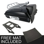 Matte Razor Trunk Backrest Mount Rack for Harley Street Road Glide (2014–2026)