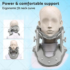 Cervical Neck Traction Device for Neck Brace Collar Stretcher